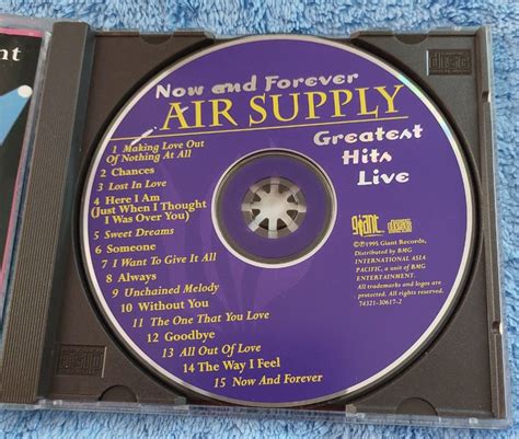 Air Supply Now And Forever Greatest Hits Live 興趣及遊戲 音樂樂器 And 配件 音樂與媒體