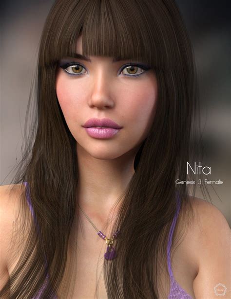 P3d Nita Hd 3d Models And 3d Software By Daz 3d Model Beauty Girl