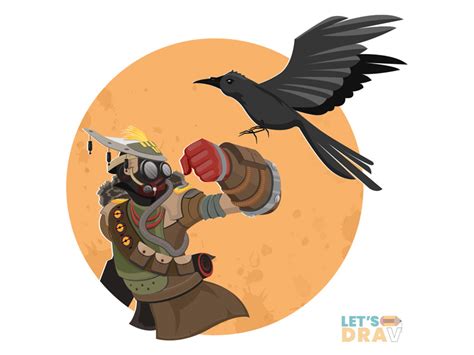 Bloodhound Apex Legends Vector Speed Drawing By Chinthaka