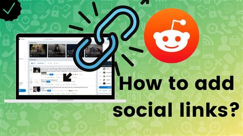 How To Add Social Links To Reddit Profile Youtube