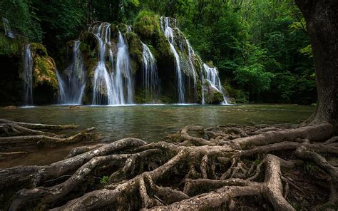 1290x2796px 2k Free Download Cascade Des Tufs Beautiful Waterfall