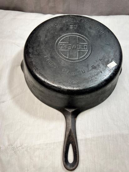 Griswold No 80 Large Block Logo Double Skillet Bottom Online Auctions Proxibid