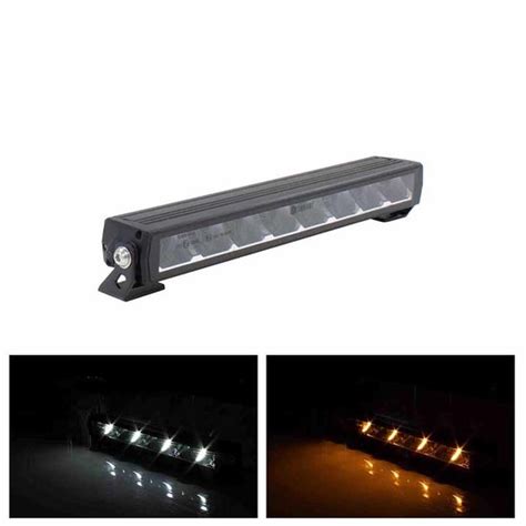 bestel led lightbar slimline met amber of witte dagrijverlichting 6 400lm 2 jaar garantie