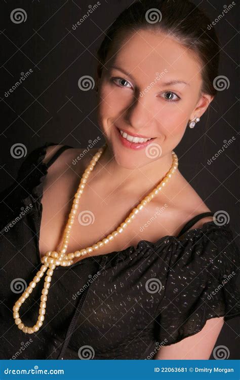 Smiling Caucasian Girl Stock Image Image Of Sensuality 22063681