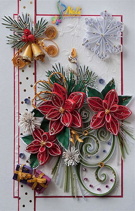 30 Lovely Christmas Paper Quilling Cards Decor Home Ideas