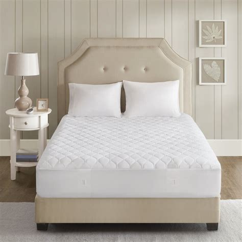 Stay warm on cold nights with the beautyrest cotton heated mattress pad. Beautyrest Heated Polyester Mattress Pad & Reviews | Wayfair