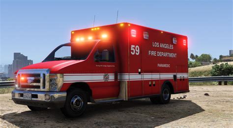 Ford E450 Lafd Based Ambulance Els Gta5