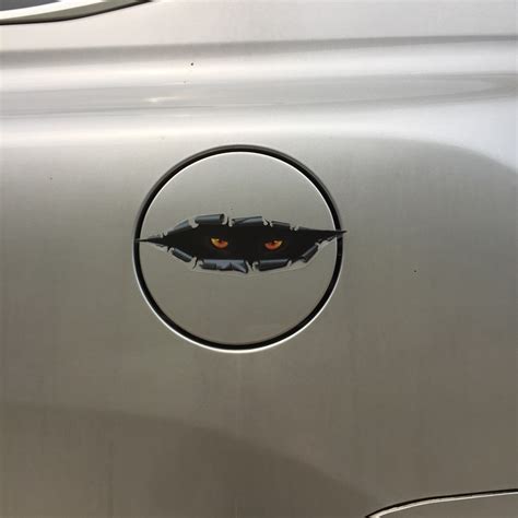 3d Cat Eyes Peeking Car Sticker 2 Pc Auto Transforms Store