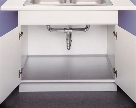 Duck brand easy liner® reversible shelf liner in taupe. SL-Under Sink Liner - Traditional - Kitchen Sinks - los ...