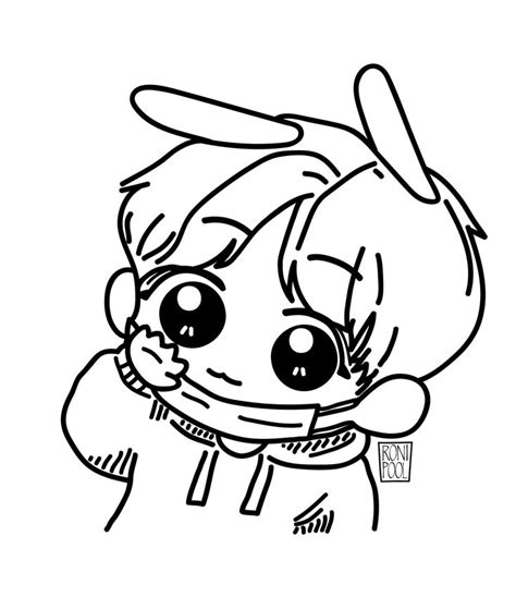Pin By Kim Min Hoo On Bts Drawings Chibi Coloring Pages Bts Drawings