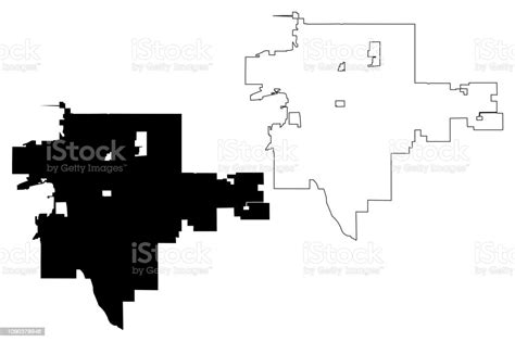 Ilustración De Vector De Tulsa Ciudad Mapa Y Más Vectores Libres De