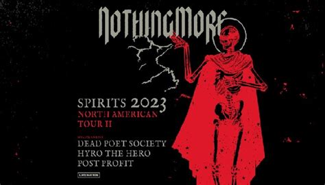 Nothing More Announce Spirits 2023 Fall Tour Dates