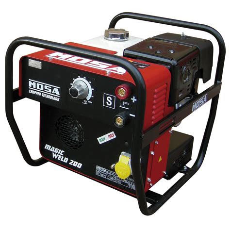 Mosa Magic Weld 200 Petrol Welder Generator Advanced Welding Supplies