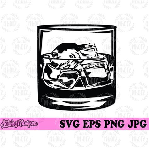 Glass Of Whisky Svg Glass Of Whisky Clipart Whisky Png Etsy