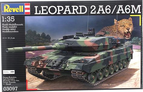 Revell Leopard 2a6 A6m Battle Tank Plastic Model Kit Uk