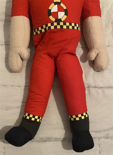 Vintage Crash Dummies Daryl Plush Doll Tyco Ace Red Almost