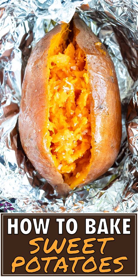 Learn How To Bake Sweet Potatoes By Wrapping Them In Aluminum Foil And