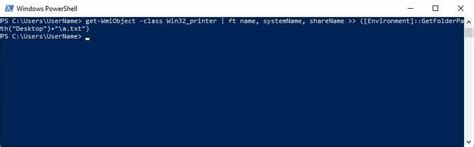 Windows 10 Powershell Command To List Printers To A Text File