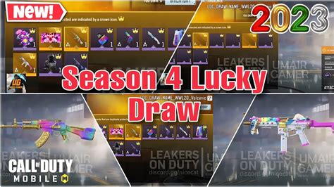 😱codm Season 4 Leaks New Lucky Draw Crates And Lucky Box All Rewards