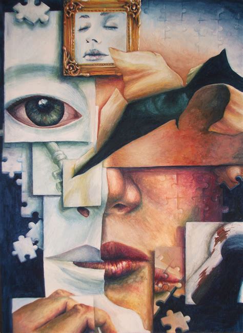 Jigsaw Identity Art Art Painting Reflection Art
