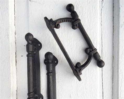 Iron Door Pull French Decor Home Fixtures Door Handle Remodel