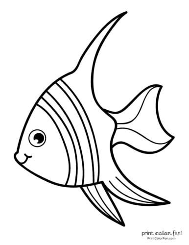 They will provide hours of coloring fun for kids. Top 100 fish coloring pages: Cute free printables coloring ...