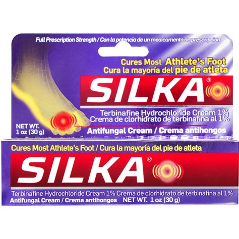 Silka Antifungal Cream Prescription Strength Fungus Foot Treatment 1oz
