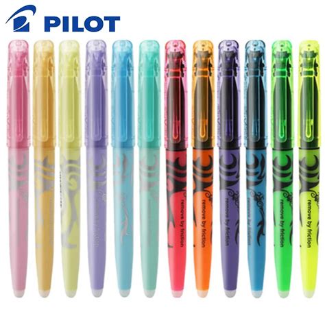 3 Pcslot Pilot Sw Fl Frixion Erasable Pen 6 Colors Marker Pen Office