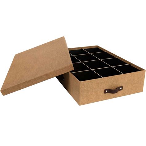 Get the most storage possible out of your crates or boxes! Storage Box with Dividers in Shelf Bins