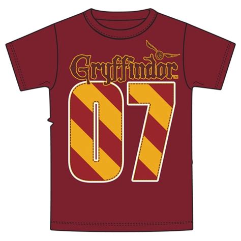 Youth Unisex T Shirt Harry Potter Gryffindor Mvp Red
