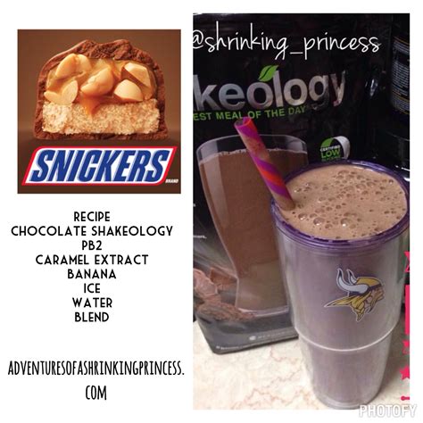If you're committed to healthy eating, you're get all shakeology alternatives best for your health. Snickers Shakeology - Adventures of a Shrinking Princess