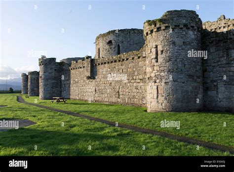 Beaumaris Castle In Beaumaris Anglesey North Wales Stock Photo Alamy