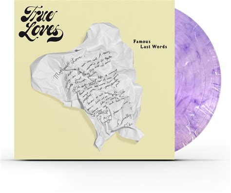 True Loves Famous Last Words Colored Vinyl Purp Remastered