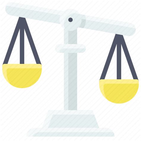 Balance Beam Balance Imbalance Inquality Justice Law Icon