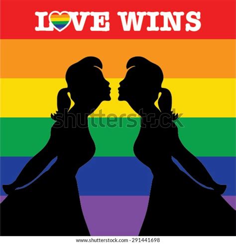Same Sex Marriage Love Wins Vector Stock Vector Royalty Free 291441698