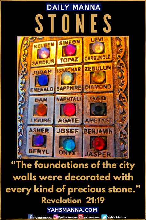 Why Is New Jerusalem Adorned With Precious Stones Yahs Manna In