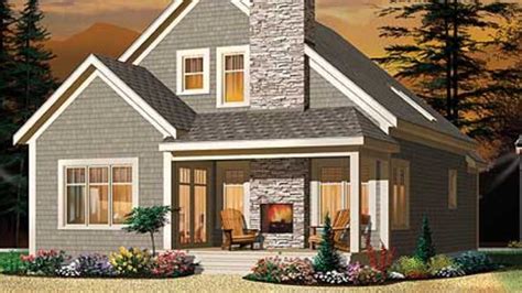 Dual Fireplace Great Idea Small Cottage House Plans Craftsman