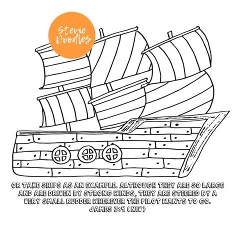 Printable Coloring Sheets 25 Pages Based On The Biblical Book Of
