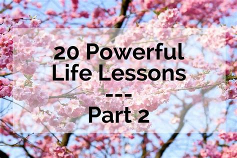 20 Powerful Life Lessons Part 2 Tackling Our Debt