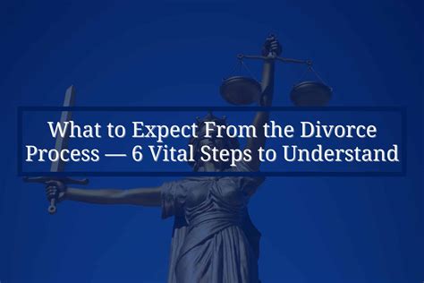 what to expect from the divorce process — 6 vital steps to understand