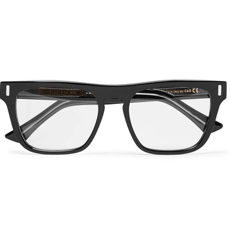 cutler and gross square frame acetate optical glasses men black cutler and gross