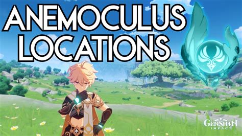 Anemoculus Locations Genshin Impact Youtube