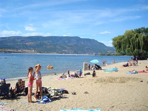 Known as one of canada's sunniest destinations, kelowna has more than 30 public beaches where you can cool off. Kelowna beach | A beach on Lake Okanagan, Kelowna, British ...