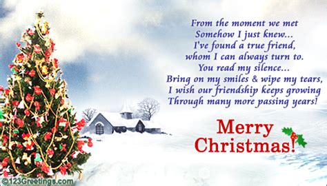 A Christmas Wish Free Friends Ecards Greeting Cards 123 Greetings