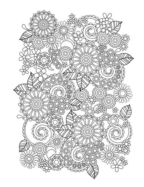 coloring pages  adults flowers printable    jpg