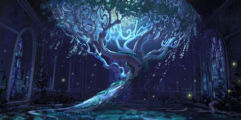 The Art Of Cathleen Mcallister Fantasy Tree Fantasy Landscape