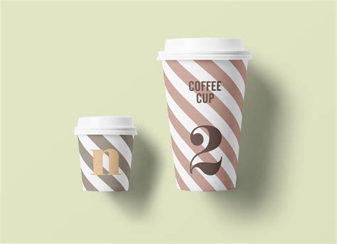 Free Small And Large Size Paper Cup Mockup Psd Good Mockups