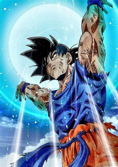 Goku Genkidama Anime Dragon Ball Super Dragon Ball Super Goku