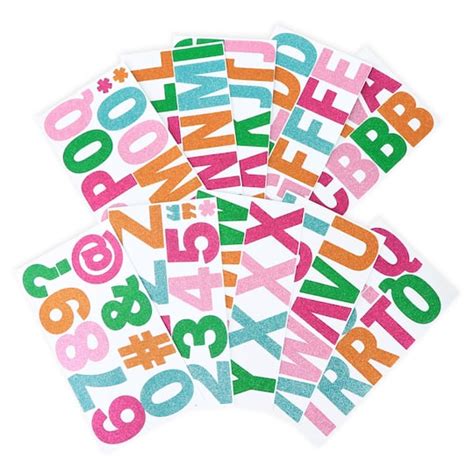 Multicolor Glitter Alphabet Stickers By Recollections™ Michaels