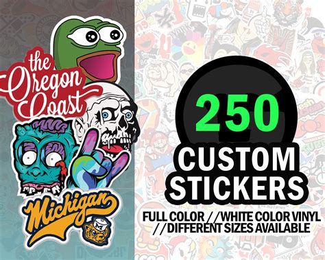 Order Custom Die Cut Stickers Standout Stickers Photos